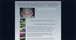 Desktop Screenshot of featherweightfinery.com